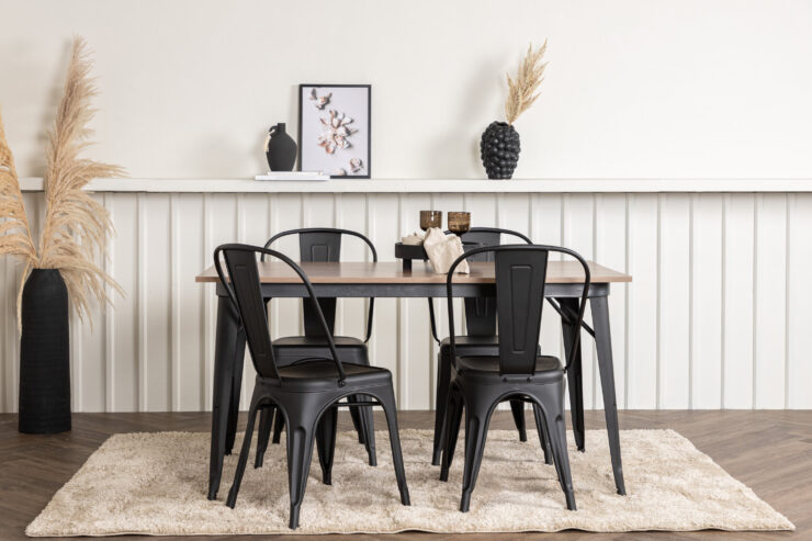 Tempe, Tempe – Ensemble repas rectangulaire – Noyer