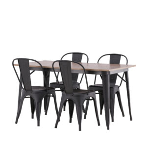 Tempe, Tempe – Ensemble repas rectangulaire – Noyer