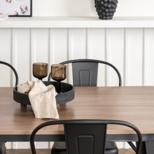Tempe, Tempe – Ensemble repas rectangulaire – Noyer