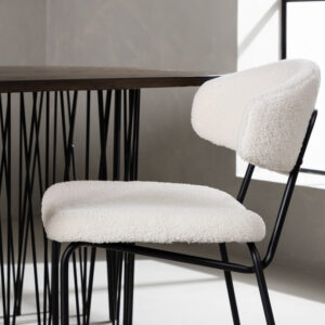 Stone, Chico – Ensemble repas ovale – Noir