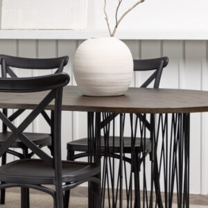 Stone, Crosett – Ensemble repas ovale – Noir