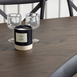 Stone, Crosett – Ensemble repas ovale – Noir