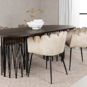 Stone, Limhamn – Ensemble repas ovale – Noir