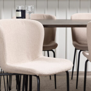 Stone, Modesto – Ensemble repas ovale – Noir