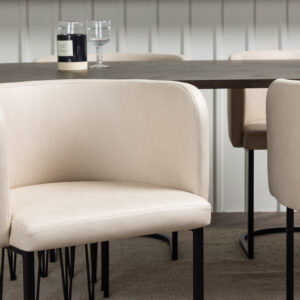 Stone, Simrishamn – Ensemble repas ovale – Noir