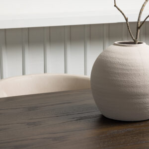 Stone, Simrishamn – Ensemble repas ovale – Noir