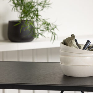 Brea, Tempe – Ensemble repas rectangulaire – Noir
