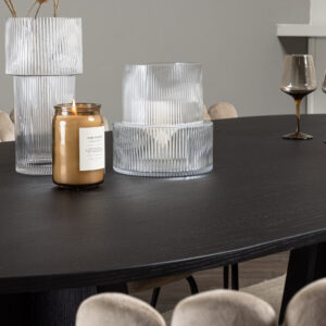 Bootcut, Limhamn – Ensemble repas ovale – Noir