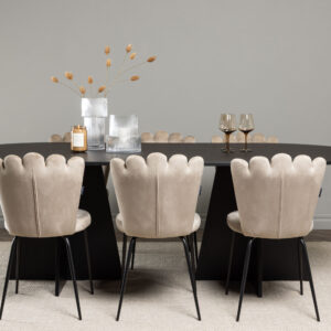 Bootcut, Limhamn – Ensemble repas ovale – Noir