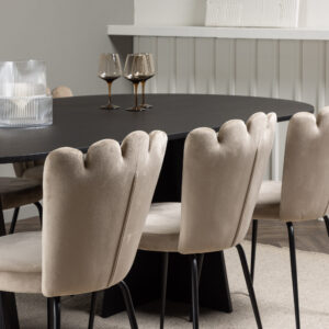 Bootcut, Limhamn – Ensemble repas ovale – Noir