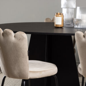 Bootcut, Limhamn – Ensemble repas ovale – Noir