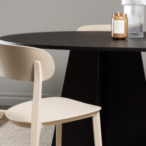 Bootcut, Åstol – Ensemble repas ovale – Noir – 115 x 230 cm