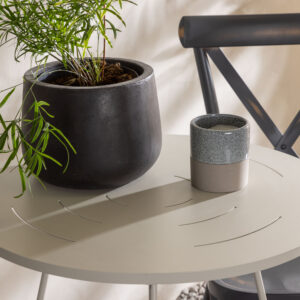 Bacong, Tablas – Ensemble repas – Table : ⌀60 Chaise : 48 x 88 x 48 cm