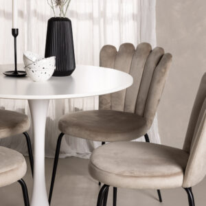 Hamden, Limhamn – Ensemble repas rond – Blanc