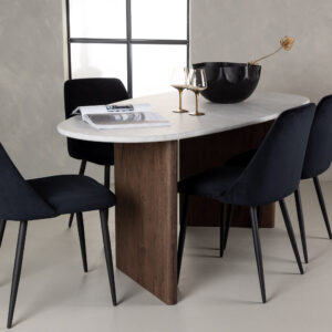 Grönvik, Night – Ensemble repas ovale – Gris clair
