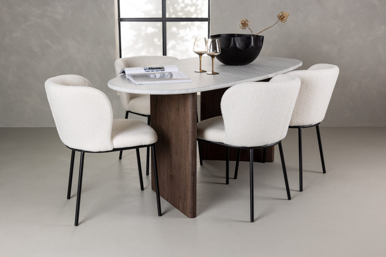 Grönvik, Edina – Ensemble repas ovale – Gris clair
