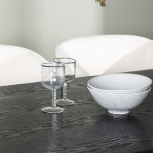 Isolde, Day – Ensemble repas ovale – Noir