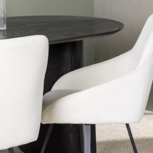 Isolde, Rosie – Ensemble repas ovale – Noir