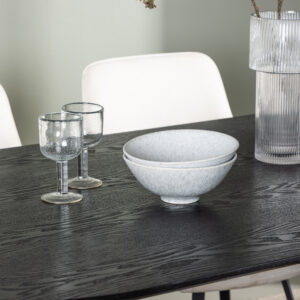 Isolde, Rosie – Ensemble repas ovale – Noir