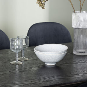 Isolde, Stella – Ensemble repas ovale – Noir