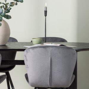 Isolde, Lilja – Ensemble repas ovale – Noir