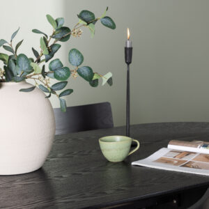 Isolde, Montros – Ensemble repas ovale – Noir