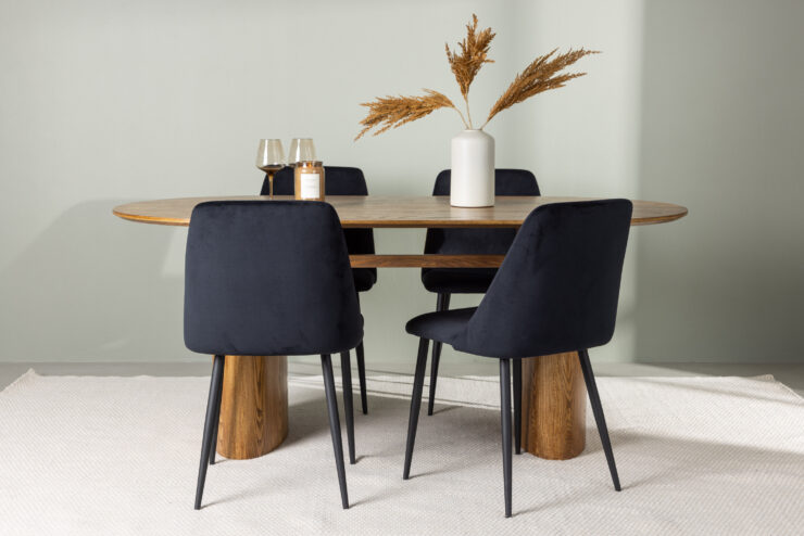 Isolde, Night – Ensemble repas ovale – Naturel