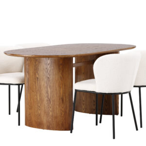 Isolde, Edina – Ensemble repas ovale – Naturel
