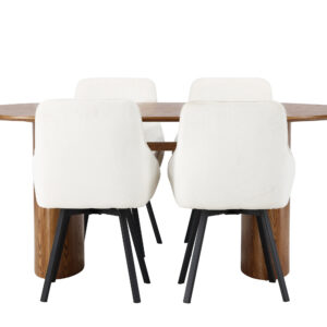 Isolde, Rosie – Ensemble repas ovale – Naturel