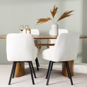 Isolde, Rosie – Ensemble repas ovale – Naturel