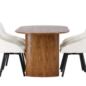 Isolde, Rosie – Ensemble repas ovale – Naturel