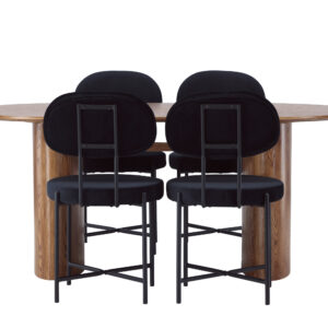 Isolde, Stella – Ensemble repas ovale – Naturel