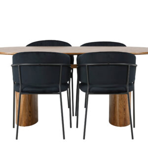 Isolde, Selma – Ensemble repas ovale – Naturel
