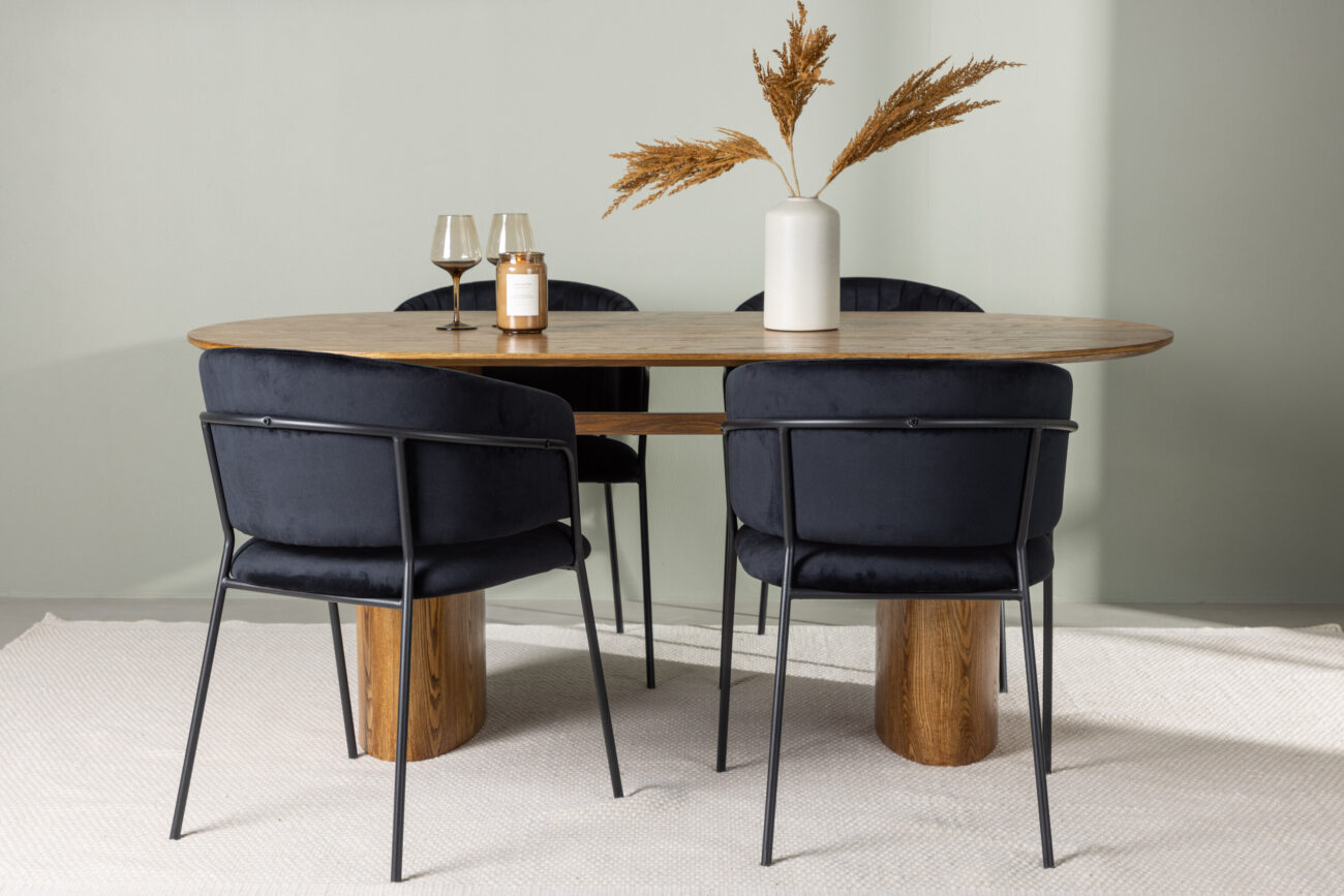 Isolde, Selma – Ensemble repas ovale – Naturel