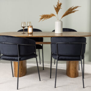 Isolde, Selma – Ensemble repas ovale – Naturel