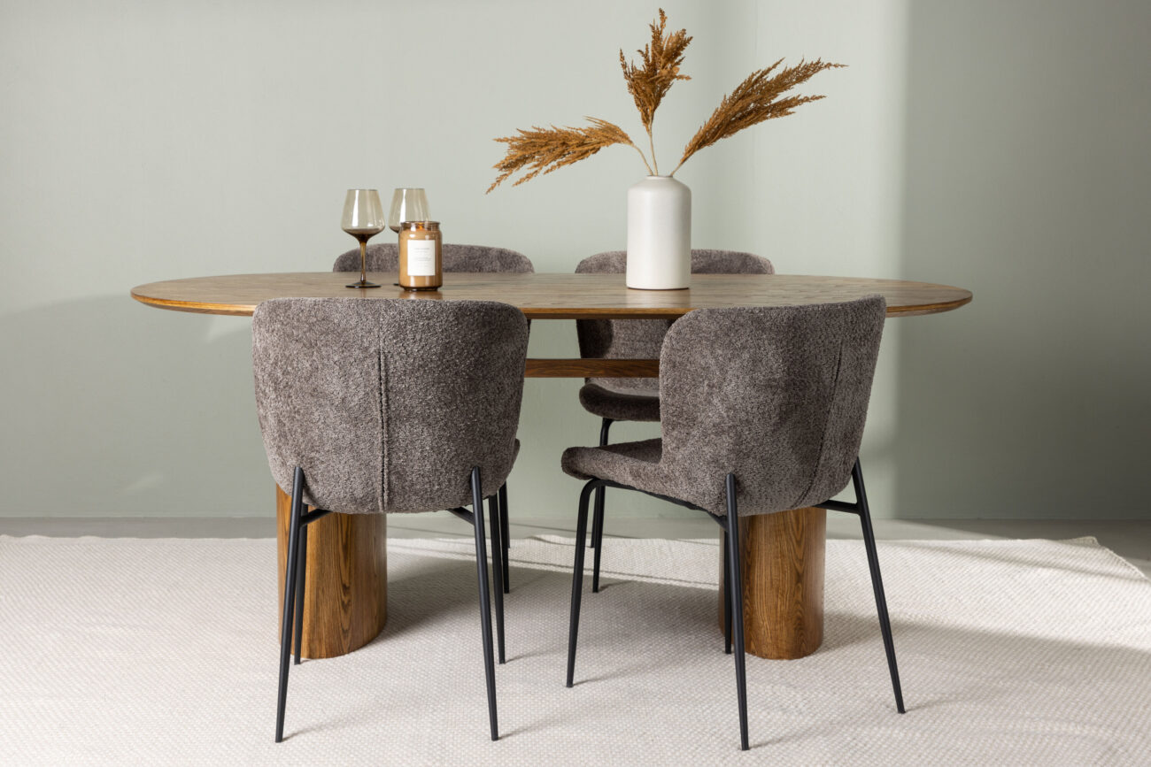 Isolde, Modesto – Ensemble repas ovale – Naturel