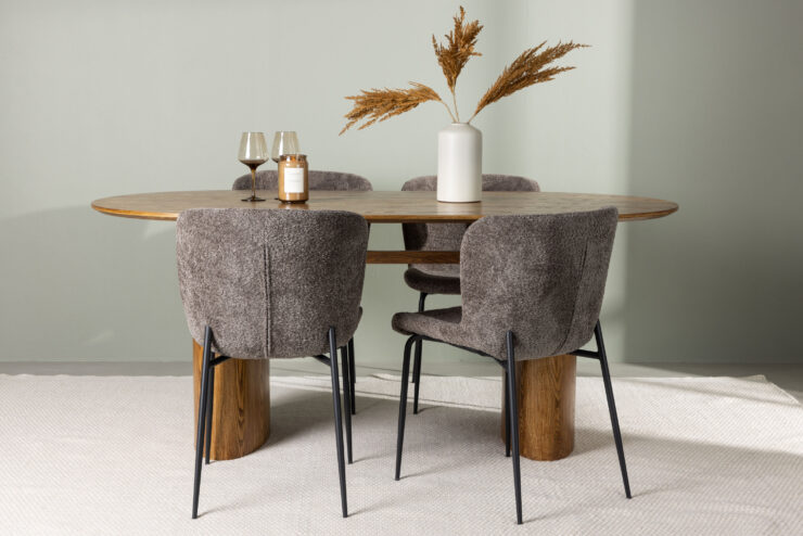 Isolde, Modesto – Ensemble repas ovale – Naturel