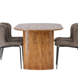 Isolde, Modesto – Ensemble repas ovale – Naturel