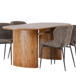 Isolde, Modesto – Ensemble repas ovale – Naturel