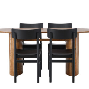 Isolde, Montros – Ensemble repas ovale – Naturel