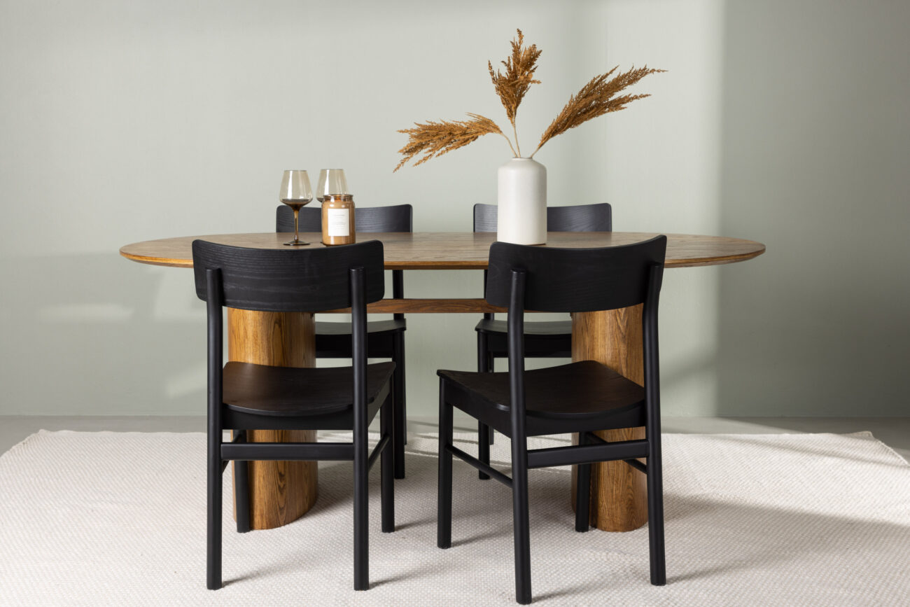 Isolde, Montros – Ensemble repas ovale – Naturel