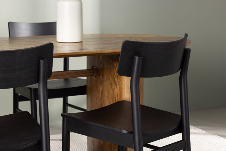 Isolde, Montros – Ensemble repas ovale – Naturel