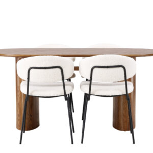 Isolde, Chico – Ensemble repas ovale – Naturel