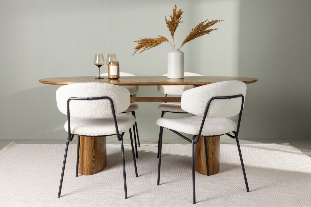 Isolde, Chico – Ensemble repas ovale – Naturel