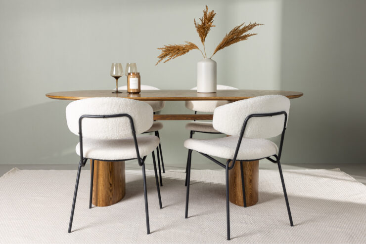 Isolde, Chico – Ensemble repas ovale – Naturel