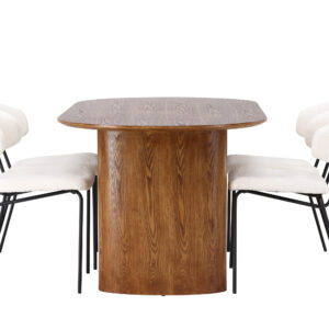 Isolde, Chico – Ensemble repas ovale – Naturel