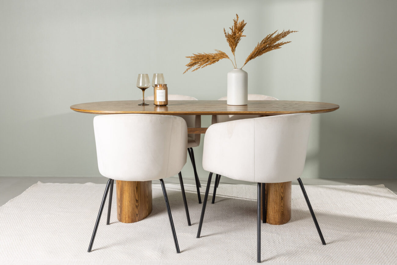 Isolde, Berit – Ensemble repas ovale – Naturel