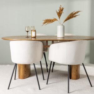 Isolde, Berit – Ensemble repas ovale – Naturel