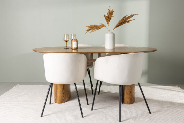 Isolde, Berit – Ensemble repas ovale – Naturel
