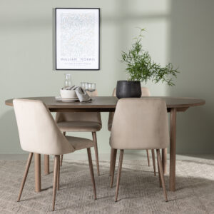 Andy, Night – Ensemble repas ovale – Naturel